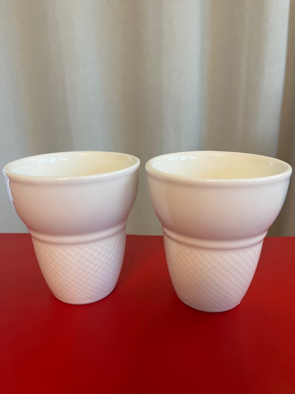 Fortessa Fortaluxe Food Truck Chic Large Cone Shaped Waffle Cup, 3.75”H 3.35”D